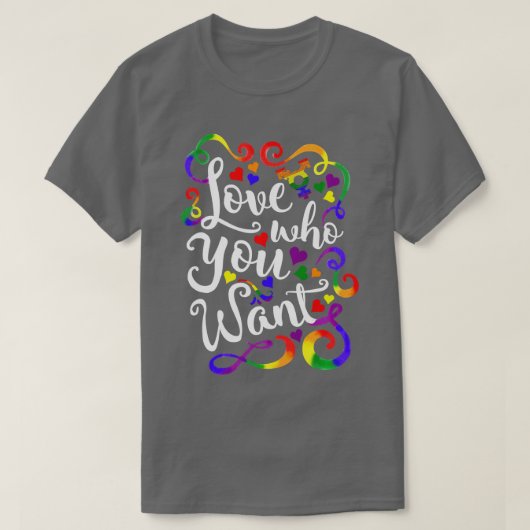 GLBTを望むLGBTのプライド Tシャツ (デザイン正面)