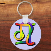 GLBTジェミニ&レオ キーホルダー (正面)