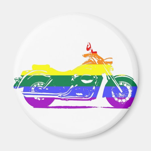 GLBTバイクプライド マグネット (正面)