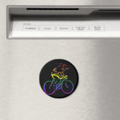GLBTプライド自転車 マグネット (インサイチュ (食洗機))