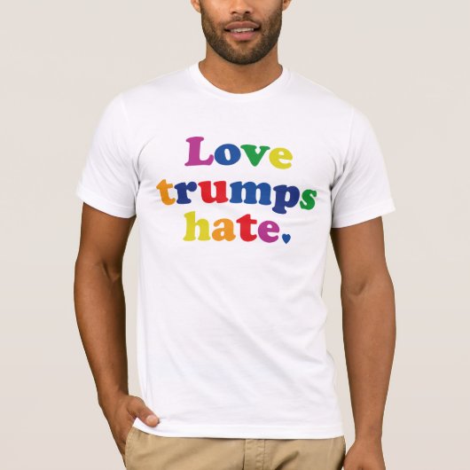 GLBT愛切札の憎悪 Tシャツ (正面)