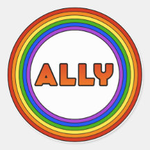 GLBT Allyステッカー