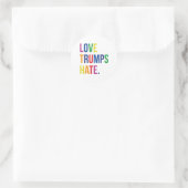 GLBT Love Trumpsが憎む ラウンドシール (バッグ)
