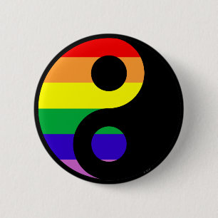 GLBT YinYang 缶バッジ