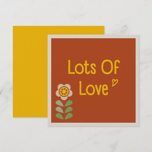 GLEAM GLADE – 母の日のフローラ招待状カード 招待状 (正面/裏面)