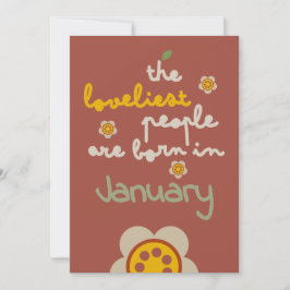 GLEAM GLADE -誕生日フローラ招待状 シーズンカード