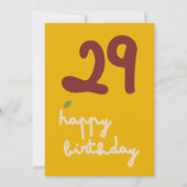 GLEAM GLADE -誕生日フローラ招待状 シーズンカード (正面)