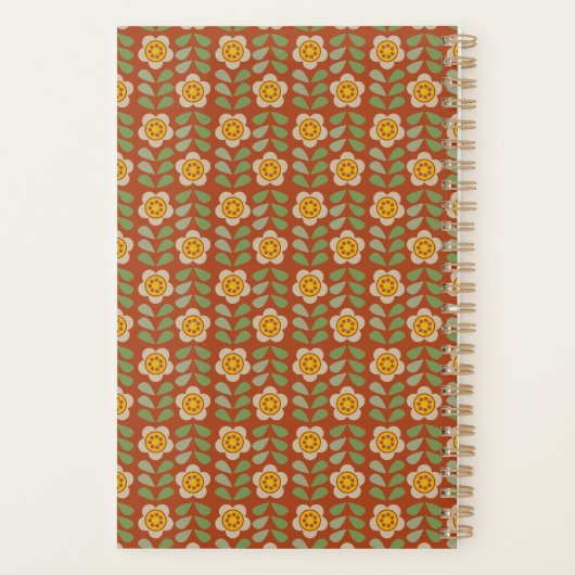 GLEAM GLADE - Botanical Pattern Planner プランナー手帳 (裏面)