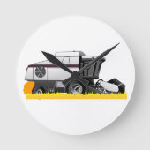 Gleaner ラウンド壁時計 (正面)