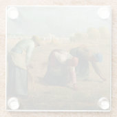 Gleaners 1857年 ガラスコースター (裏面)