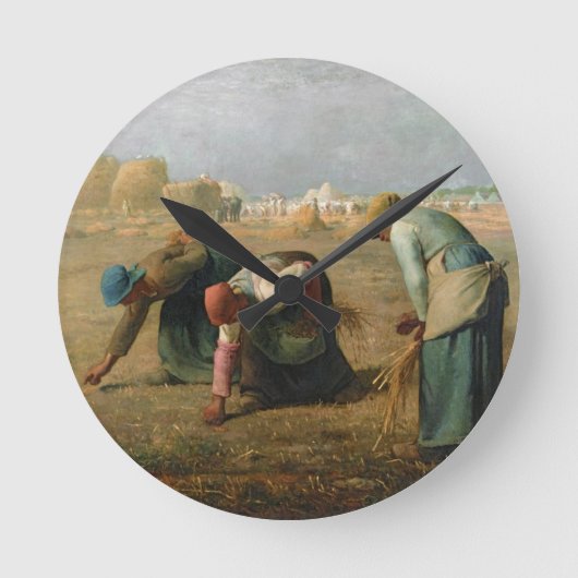 Gleaners 1857年 ラウンド壁時計 (正面)
