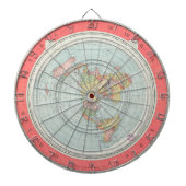 Gleasonの世界の投げ矢板の新しい標準的な地図 ダーツボード (正面)