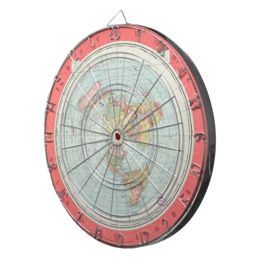 Gleasonの世界の投げ矢板の新しい標準的な地図 ダーツボード (正面右)