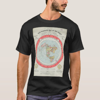 Gleasonx27s世界新標準地図 Tシャツ