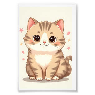 Gleful Cat：甘いかわいいキットン・アートAny Room フォトプリント