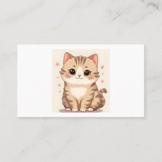 Gleful Cat:甘いかわいいキットン・アートAny Room 名刺 (正面)