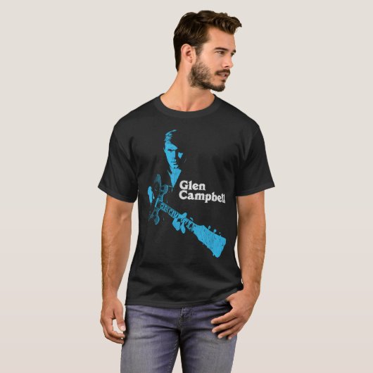 Glen Campbell Tシャツ (正面フル)