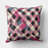 Glen check pattern クッション (裏面)