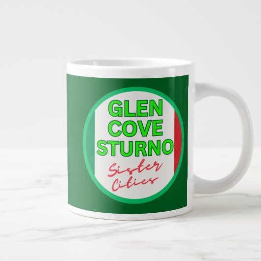Glen Cove & Sturno Sister Cities Commemorative Mug ジャンボコーヒーマグカップ (右)