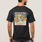 Glen-Echoヴィンテージ食品枠ラベル Tシャツ (裏面)