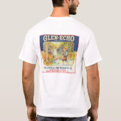 Glen-Echoヴィンテージ食品枠ラベル Tシャツ (裏面)