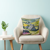 "Glen Garlands"ランドスケープYorkshire Dalesシーン クッション (椅子)