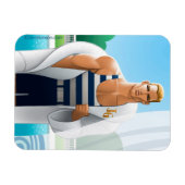 Glen Hansonによる「JG」プレミアム・フレキシ・マグネット マグネット (横)