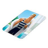 Glen Hansonによる「JG」プレミアム・フレキシ・マグネット マグネット (左側)