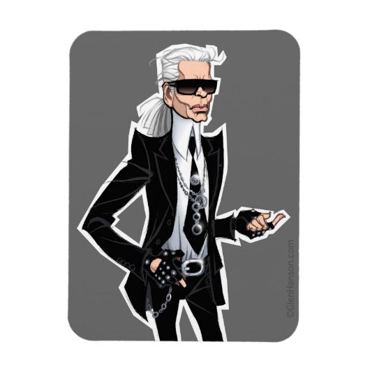 Glen Hansonによる「KL」プレミアムFlexiマグネット マグネット (縦)