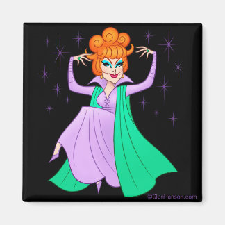 Glen Hanson氏の「メドレソームのお母さん」スクエアマグネット マグネット