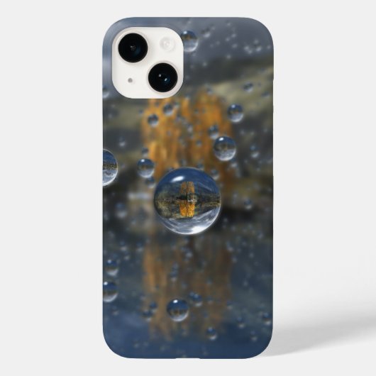 Glen iPhoneケースでの雨 Case-Mate iPhoneケース (裏面)
