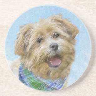 Glen of Imaal Terrier'絵画s - オリジナルドッグアート コースター