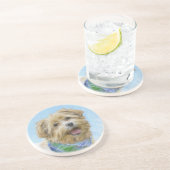 Glen of Imaal Terrier'絵画s - オリジナルドッグアート コースター (側面)