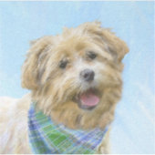 Glen of Imaal Terrier'絵画s - オリジナルドッグアート シール (正面)