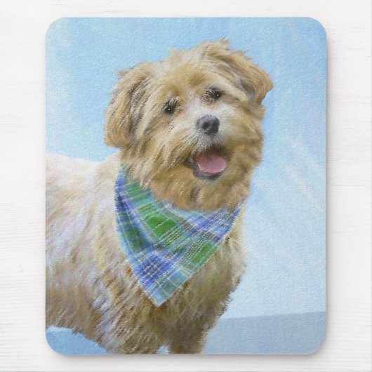 Glen of Imaal Terrier'絵画s - オリジナルドッグアート マウスパッド (正面)