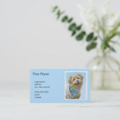 Glen of Imaal Terrier'絵画s - オリジナルドッグアート 名刺 (スタンド正面)