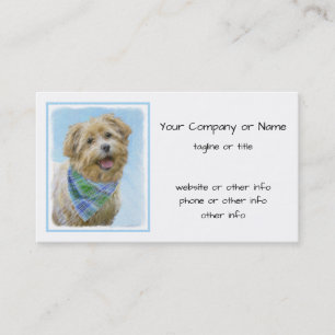 Glen of Imaal Terrier'絵画s - オリジナルドッグアート 名刺