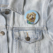 Glen of Imaal Terrier'絵画s - オリジナルドッグアート 缶バッジ (インサイチュ)