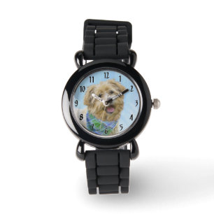 Glen of Imaal Terrier'絵画s - オリジナルドッグアート 腕時計