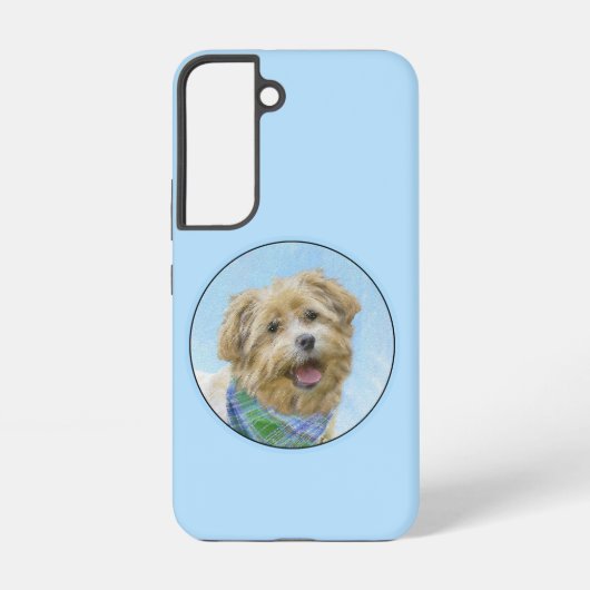 Glen of Imaal Terrier'絵画s - オリジナルドッグアート Samsung Galaxyケース (裏面)