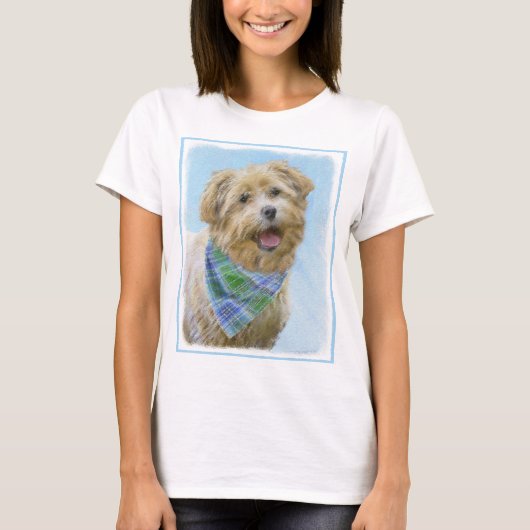 Glen of Imaal Terrier'絵画s - オリジナルドッグアート Tシャツ (正面)