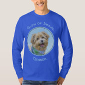 Glen of Imaal Terrier'絵画s - オリジナルドッグアート Tシャツ (正面)