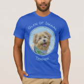 Glen of Imaal Terrier'絵画s - オリジナルドッグアート Tシャツ (正面)