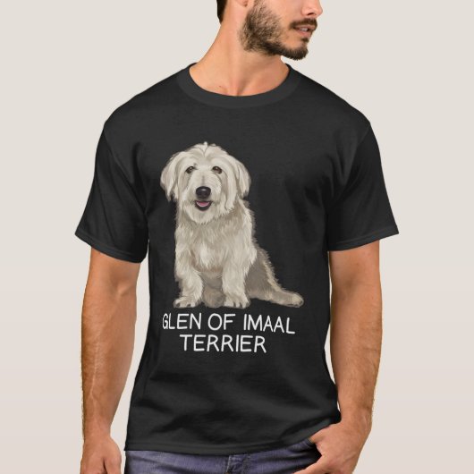Glen of Imaal Terrier Crazy Dog Tシャツ (正面)