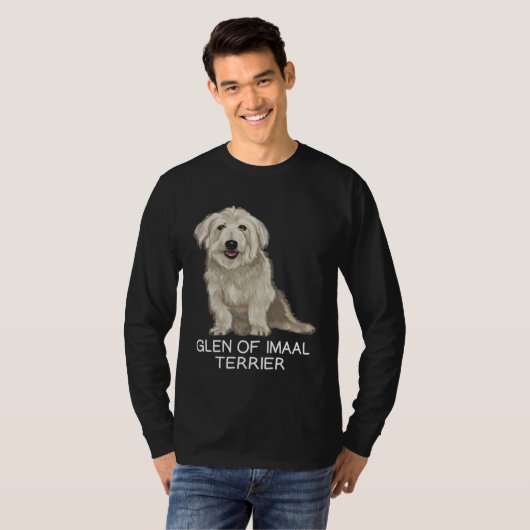Glen of Imaal Terrier Crazy Dog Tシャツ (正面フル)