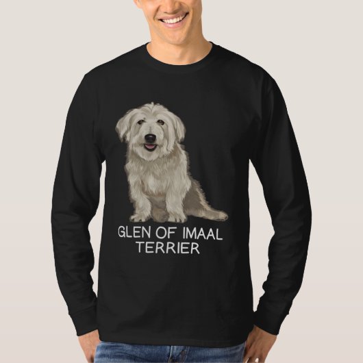 Glen of Imaal Terrier Crazy Dog Tシャツ (正面)