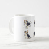 Glen of Imaal Terrier Sketch コーヒーマグカップ (正面左)