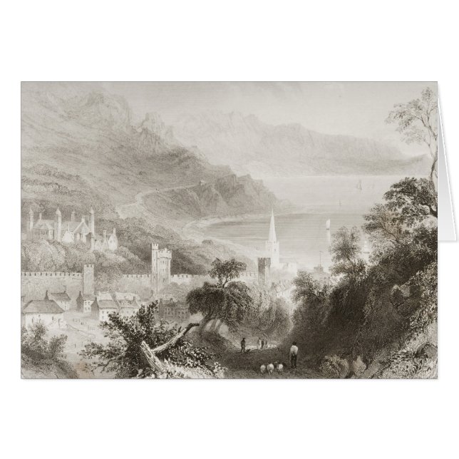 Glenarmの郡Antrim、北アイルランド (正面横)