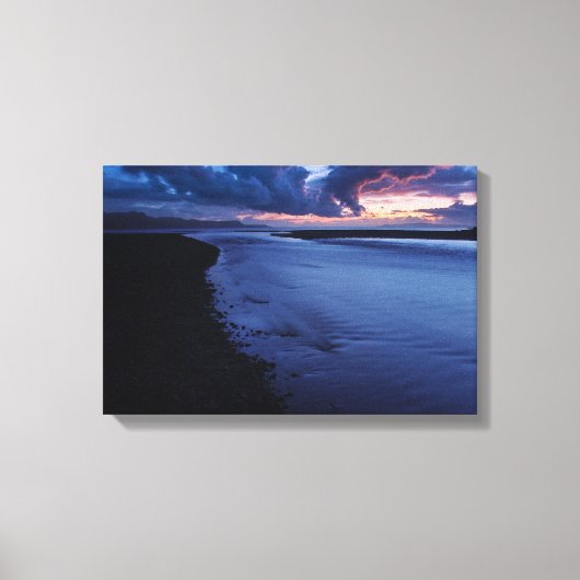 Glenbrittle Last Light Isle of Skye キャンバスプリント (正面)