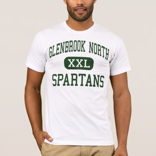 Glenbrook北の- Spartans -高Northbrook Tシャツ (正面)